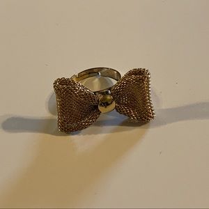 Gold Bow Ring
